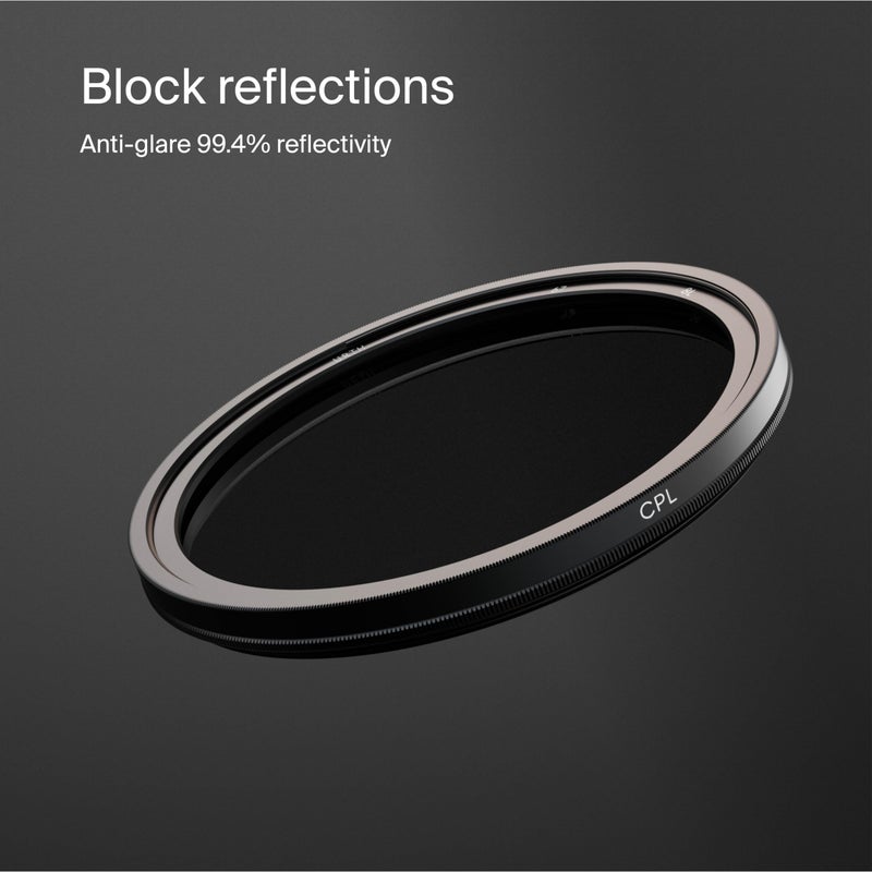 Urth 77mm Circular Polarizing (CPL) Lens Filter â€” Multi-Coated, Slim Design for Camera Lens Polarization - Image 2
